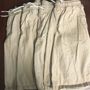 4 pair boys XL cat & jack khaki shorts